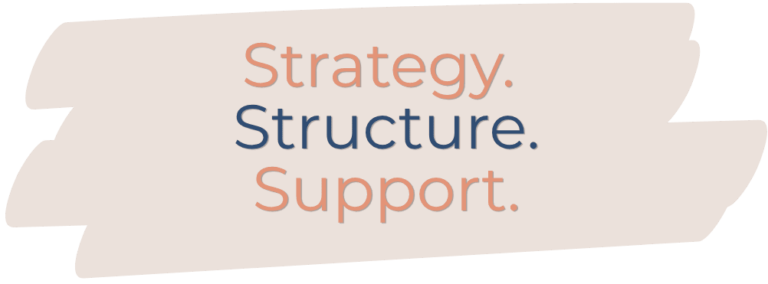 strategy structure support
